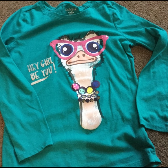 Cat & Jack Other - Ostrich Glasses Top